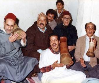 Sufi Hmadcha drmmers in Morocco